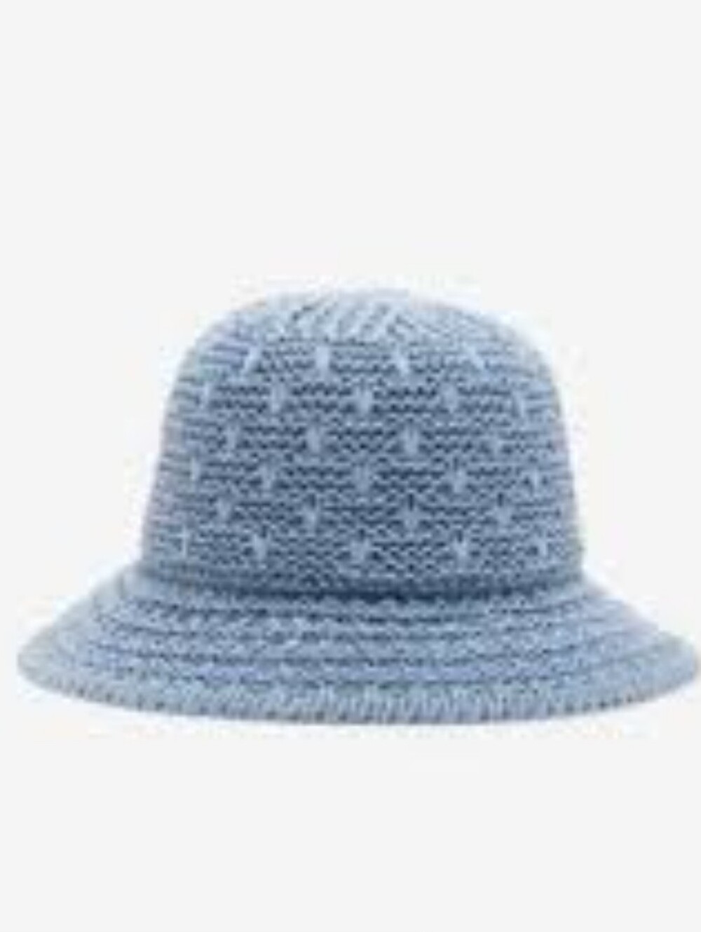 Steve Madden Light Blue Crochet Bucket Hat